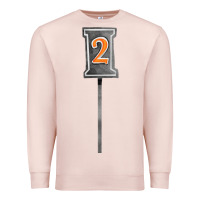 Pale Pink marker 2 chain fa element Premium Sweatshirt - FaDigitalArtStudio