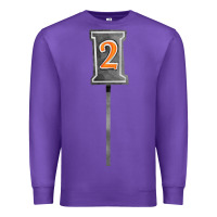 Purple marker 2 chain fa element Premium Sweatshirt - FaDigitalArtStudio