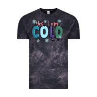 Cloud Black yes i am cold Vintage Tee - MaliasSmallBusiness