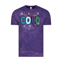Cloud Purple yes i am cold Vintage Tee - MaliasSmallBusiness