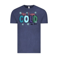Vintage Denim yes i am cold Vintage Tee - MaliasSmallBusiness