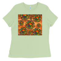 Matcha autism awareness cowhide leopard sunflower Ladies Tee - Artiststas
