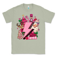 Matcha pink christmas lightning bolt Classic Tee - MaliasSmallBusiness