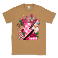 Toasted Coconut pink christmas lightning bolt Classic Tee - MaliasSmallBusiness