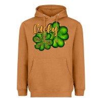 Meerkat St. Patrick's Lucky and shamrock Heavyweight Hoodie - OliviaCreatesArt
