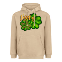 Mushroom St. Patrick's Lucky and shamrock Heavyweight Hoodie - OliviaCreatesArt