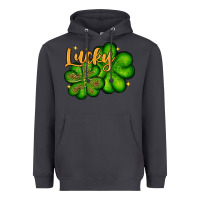 Smoke St. Patrick's Lucky and shamrock Heavyweight Hoodie - OliviaCreatesArt