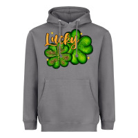 Storm St. Patrick's Lucky and shamrock Heavyweight Hoodie - OliviaCreatesArt