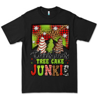 Black Christmas tree cake junkie Premium Tee - Jasminsmagicworld