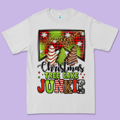 Christmas Tree Cake Junkie Premium Tee Designed By Jasminsmagicworld