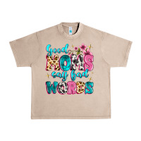 French Oak good moms say bad words Urban Heavy Tee - MaliasSmallBusiness