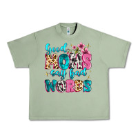 Oil Green good moms say bad words Urban Heavy Tee - MaliasSmallBusiness