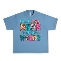Pebble Blue good moms say bad words Urban Heavy Tee - MaliasSmallBusiness