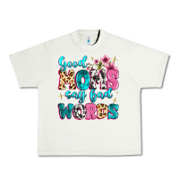 Pistachio good moms say bad words Urban Heavy Tee - MaliasSmallBusiness