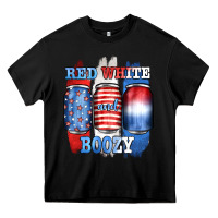 Black red white and boozy Heavy Core Tee - JahusDesignShop