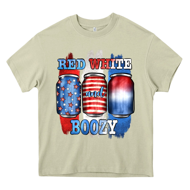 Red White And Boozy Heavy Core Tee by JahusDesignShop | Teevron
