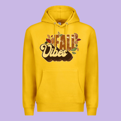 Fall Vibes Premium Hoodie Designed By Jahusdesignshop