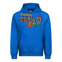 Cobalt Happy crawdi Gras Urban Hoodie - LillyAllenDesigns