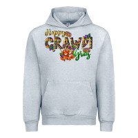 Heather Grey Happy crawdi Gras Urban Hoodie - LillyAllenDesigns
