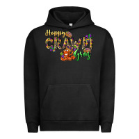 Pigment Black Happy crawdi Gras Urban Hoodie - LillyAllenDesigns