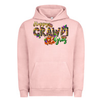 Pigment Salmon Happy crawdi Gras Urban Hoodie - LillyAllenDesigns