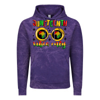Cloud Purple juneteenth vibes only Vintage Hoodie - MaliasSmallBusiness