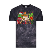 Cloud Black feliz navidad santa Vintage Tee - MaliasSmallBusiness