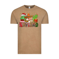 Vintage Coffee feliz navidad santa Vintage Tee - MaliasSmallBusiness