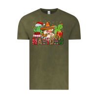 Vintage Olive feliz navidad santa Vintage Tee - MaliasSmallBusiness