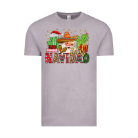 Vintage Zinc feliz navidad santa Vintage Tee - MaliasSmallBusiness