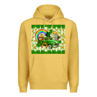 Antique Gold St. Patrick's truck Premium Hoodie - CowGirlArtShop