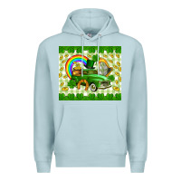 Blue Mist St. Patrick's truck Premium Hoodie - CowGirlArtShop