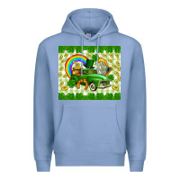 Colony Blue St. Patrick's truck Premium Hoodie - CowGirlArtShop