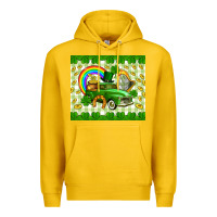Lemon St. Patrick's truck Premium Hoodie - CowGirlArtShop