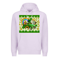 Lilac St. Patrick's truck Premium Hoodie - CowGirlArtShop