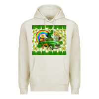 Oatmeal Heather St. Patrick's truck Premium Hoodie - CowGirlArtShop