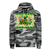 Slate Camo St. Patrick's truck Premium Hoodie - CowGirlArtShop