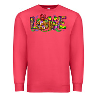 Cardinal mardi gras love Premium Sweatshirt - OliviaCreatesArt