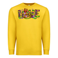 Lemon mardi gras love Premium Sweatshirt - OliviaCreatesArt