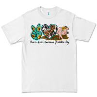White peace love yorkshire pig Premium Tee - LillyAllenDesigns