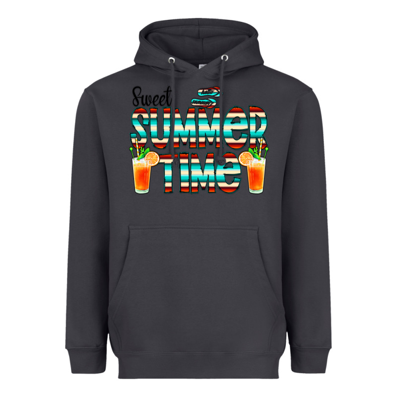 Sweet Summer Time Cocktail Heavyweight Hoodie by CowCowDesign | Teevron