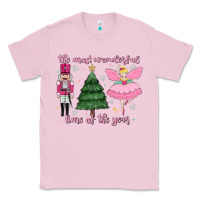 Bubblegum Pink the most wonderful time of the year Classic Tee - MaliasSmallBusiness