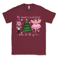 Burgundy the most wonderful time of the year Classic Tee - MaliasSmallBusiness