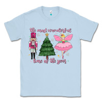 Dusty Blue the most wonderful time of the year Classic Tee - MaliasSmallBusiness