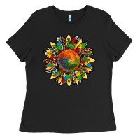 Black autism awareness cowhide leopard sunflower Ladies Tee - Artiststas