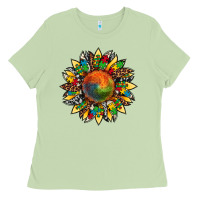 Matcha autism awareness cowhide leopard sunflower Ladies Tee - Artiststas