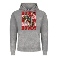 Cloud Rock howdy santa cowboy christmas Vintage Hoodie - MaliasSmallBusiness
