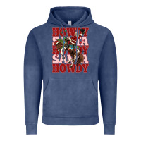 Howdy Santa Cowboy Christmas Vintage Hoodie | Teevron