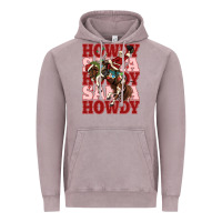 Vintage Zinc howdy santa cowboy christmas Vintage Hoodie - MaliasSmallBusiness