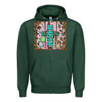Sports Green western he is risen with rabbit Zipper Hoodie - TumblerDesignByShophia